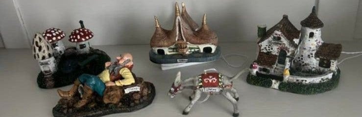 Nieuw Efteling huisjes ezeltje strekje, klein duimpje enz, Ophalen of Verzenden, Nieuw, Beeldje of Poppetje