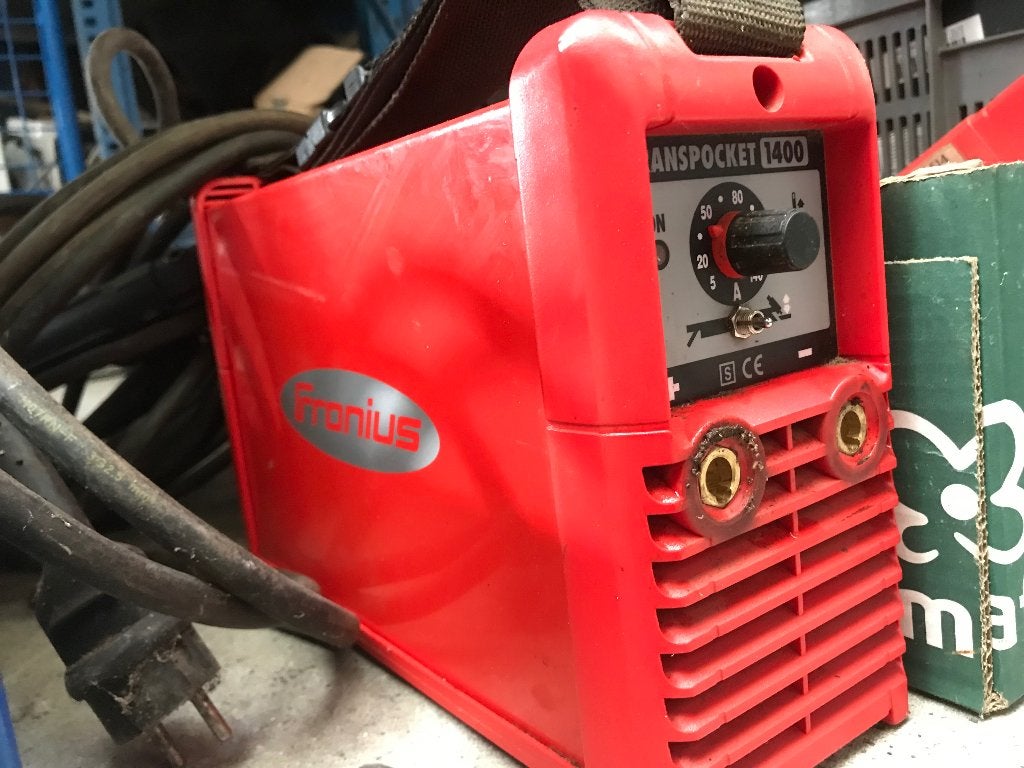 Compleet pakket Fronius Transpocket 1400 zeer goede staat, Ophalen of Verzenden, Zo goed als nieuw, Minder dan 150 ampère, Elektroden