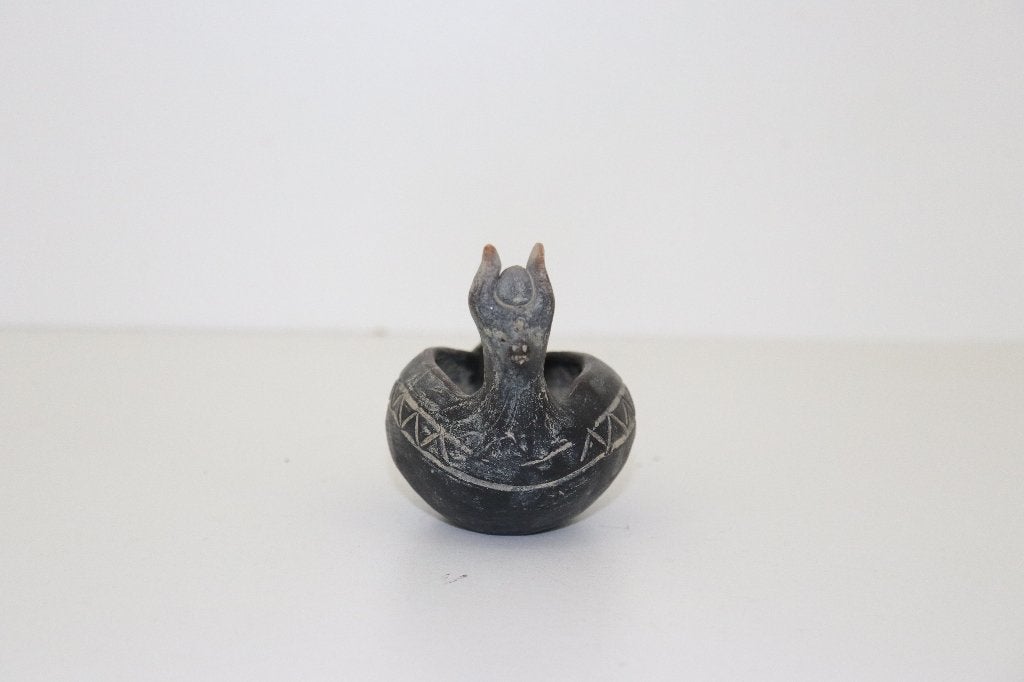 Handgemaakt aardewerken dierenschaaltje – €15, Steen/keramiek, Afrika, Overige typen, 7 cm
