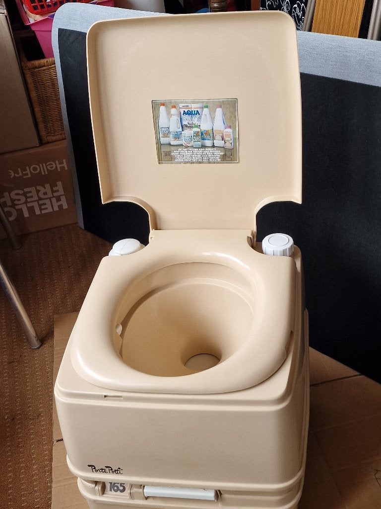 Toilet Thetford Porta Potti 165, Caravans en Kamperen, Kampeeraccessoires, Ophalen, Gebruikt
