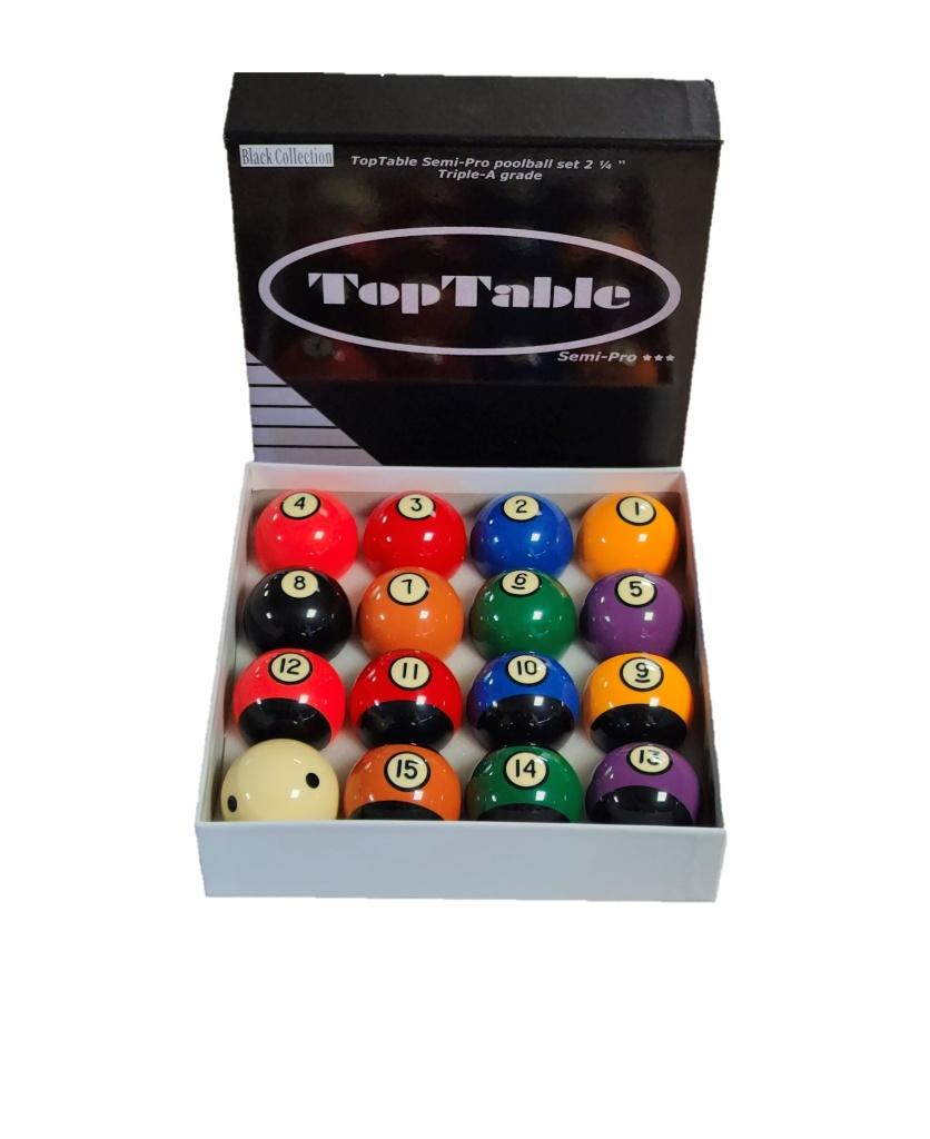 Poolballen TopTable Super A-Grade BLK 57,2mm, Ophalen of Verzenden, Nieuw, Keu of Ballen
