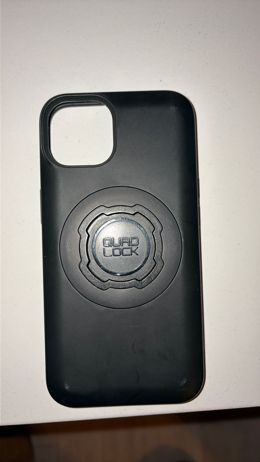Quad Lock telefoonhoesje iPhone 13 – Zwart, Ophalen of Verzenden, Zo goed als nieuw, IPhone 13