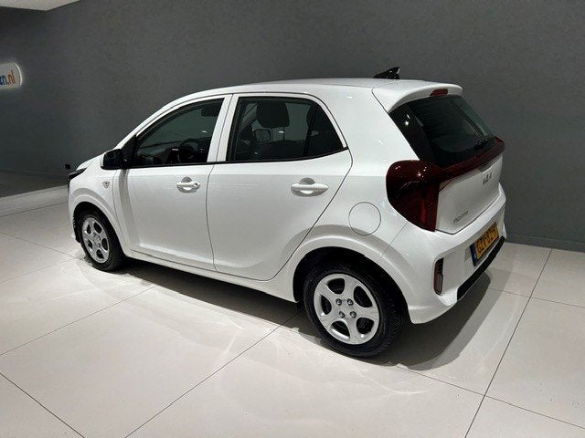 KIA Picanto 1.0 DPi 63pk 4-zits DynamicLine, 12 maanden, Stof, 4 stoelen, Wit
