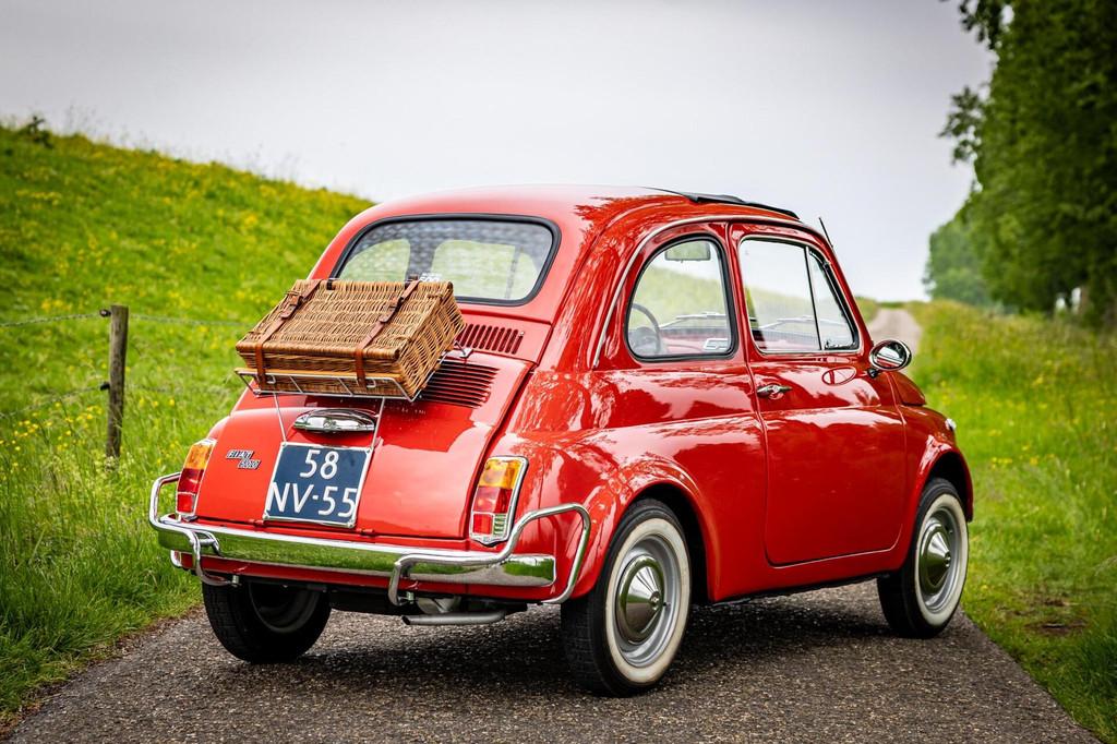 Fiat 500 500 R |Oldtimer |Nette staat |Gerestaureerd, Auto's, Achterwielaandrijving, 594 cc, Met garantie (alle), Origineel Nederlands