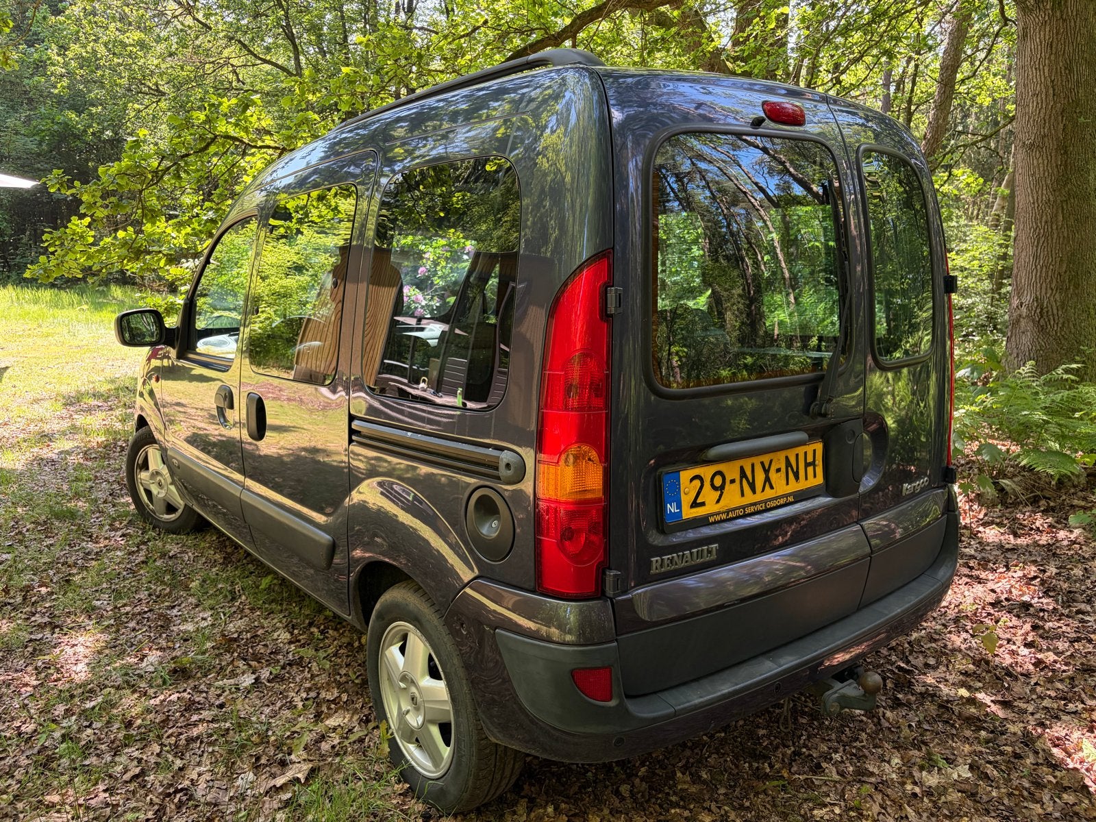 Renault Kangoo 1.6 16V 70KW 2004 Blauw, Auto's, Renault, Blauw, 49 €/maand, Origineel Nederlands, Handgeschakeld