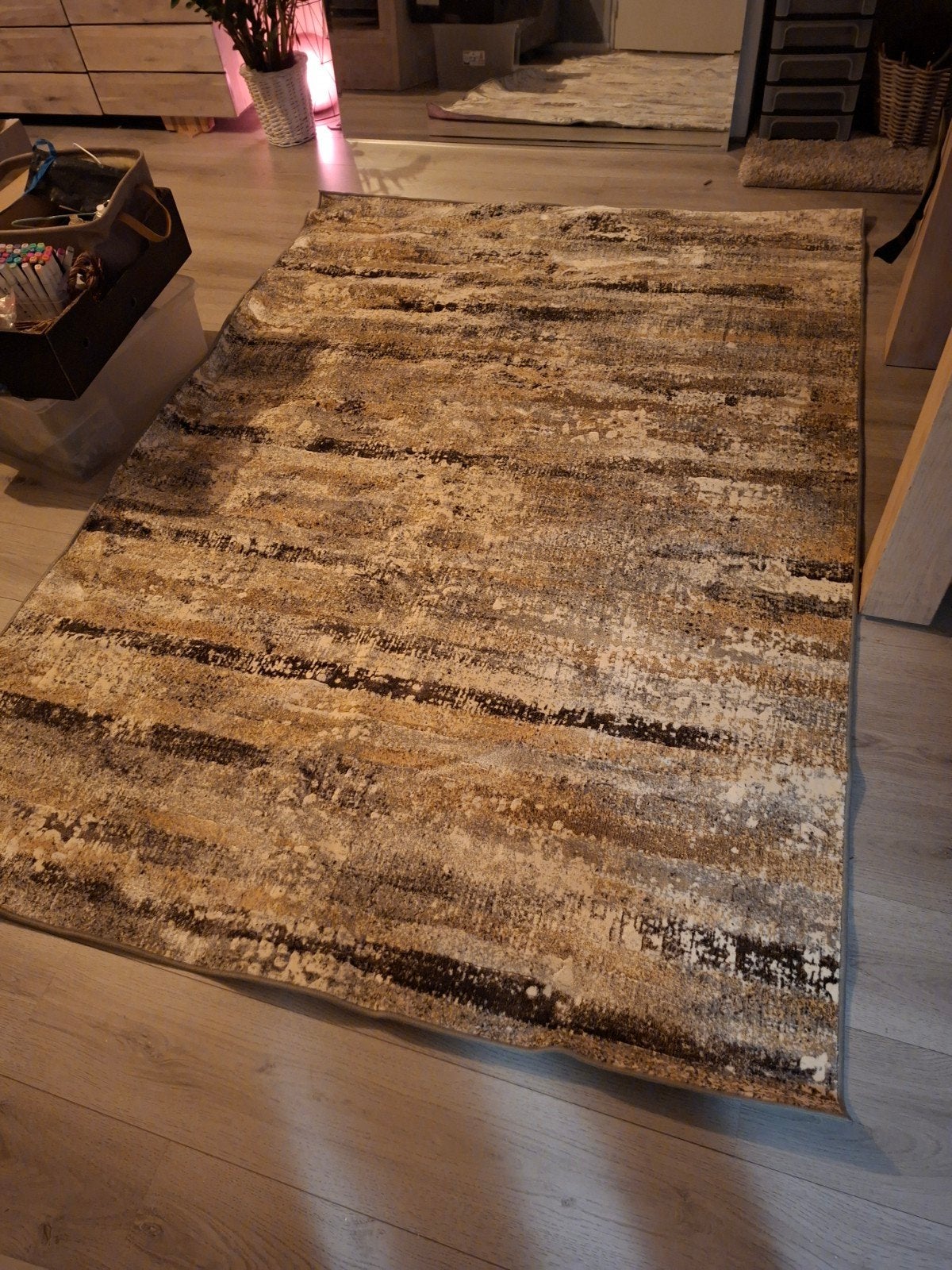 NIEUW Matrix (Made in Belgium) Luxe Vloerkleed 160x230 cm |, Huis en Inrichting, Stoffering | Tapijten en Kleden, Ophalen, Waregem
