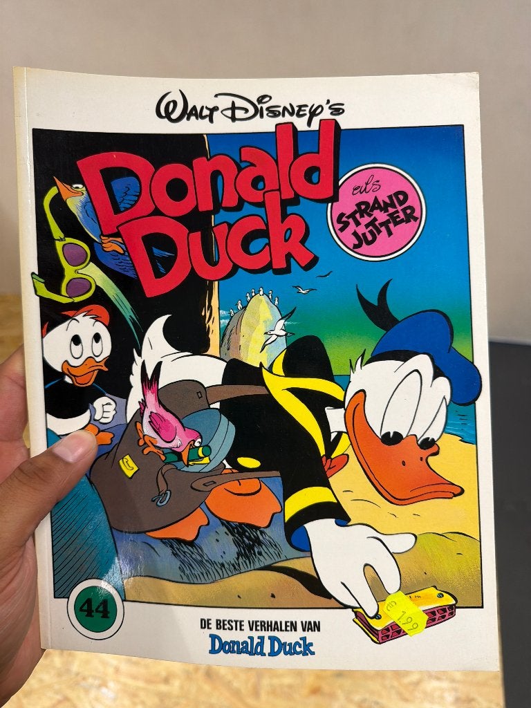 Donald Duck als Strandjutter - nr. 44, Eén stripboek, Ophalen of Verzenden, Gelezen