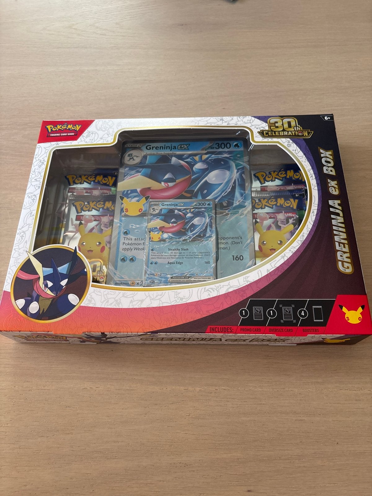 Pokémon Greninja ex Box - 30th Celebration, Ophalen of Verzenden, Nieuw, Overige typen