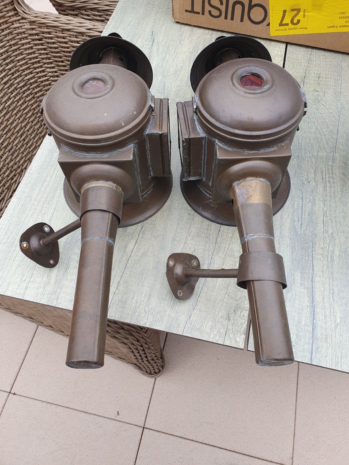 Koets lampen, Ophalen of Verzenden