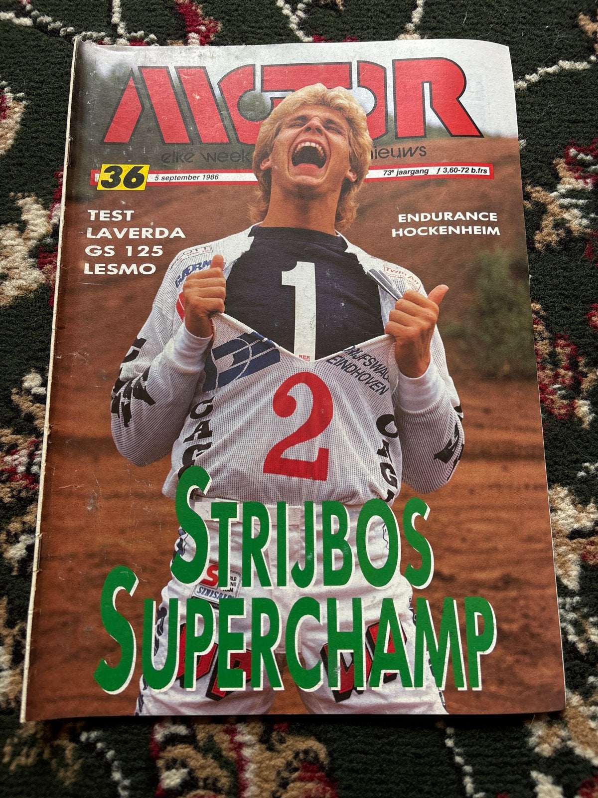 Motor Magazine 1986 - Strijbos Superchamp, Ophalen of Verzenden, Gelezen, Overige typen