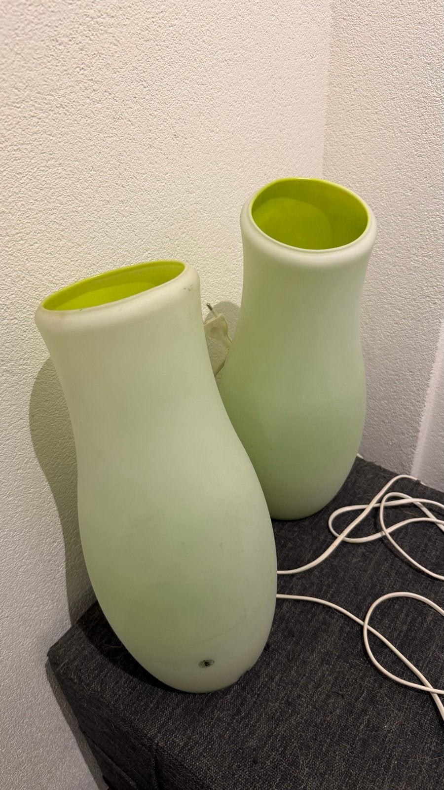 2 Groene IKEA Lampen - Ouder Model, Werken Goed, Ophalen, Gebruikt, IKEA, Groen