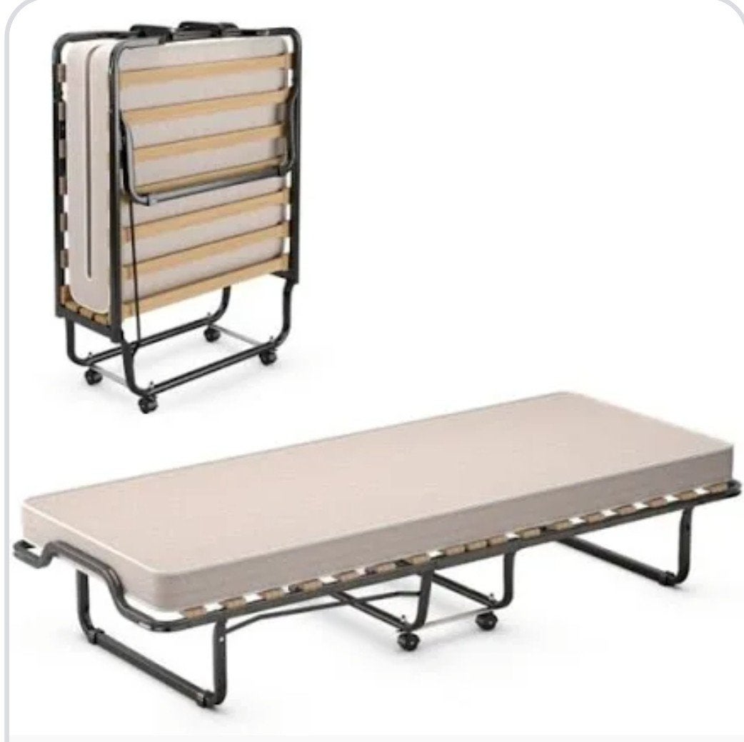 Opklapbed. Logeerbed. Stretcher.
Stretcher.
Logeerbed.
Stret, Ophalen, Gebruikt, Eenpersoons, 190 cm of minder
