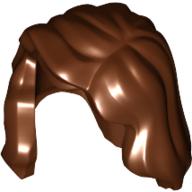 Lego Reddish Brown Minifigure, Hair Female Mid-Length with, Ophalen of Verzenden, Gebruikt, Losse stenen, Lego