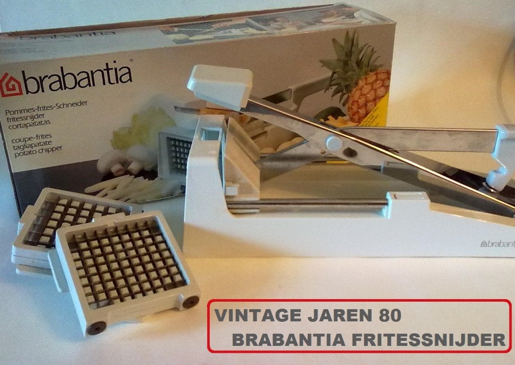 Vintage Retro Brabantia Fritessnijder Patatsnijder Jaren 80, Huis en Inrichting, Overige typen, Ophalen of Verzenden, Zo goed als nieuw