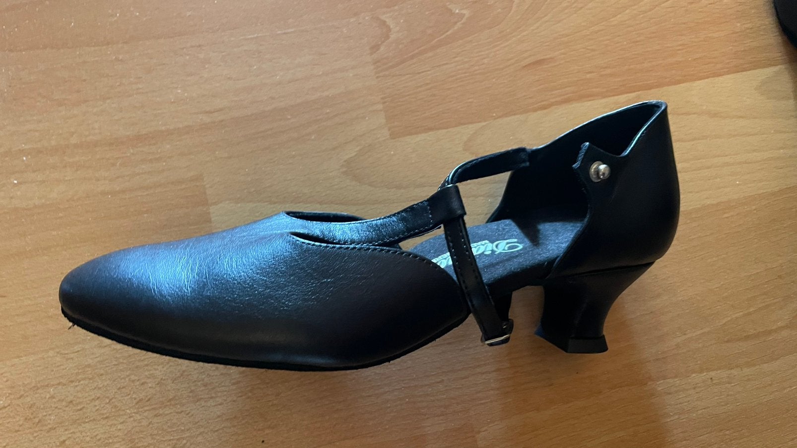 Latin Dance Dames dansschoenen Diamant maat37 zwart, Zwart, Dansschoenen, Ophalen of Verzenden, Zo goed als nieuw