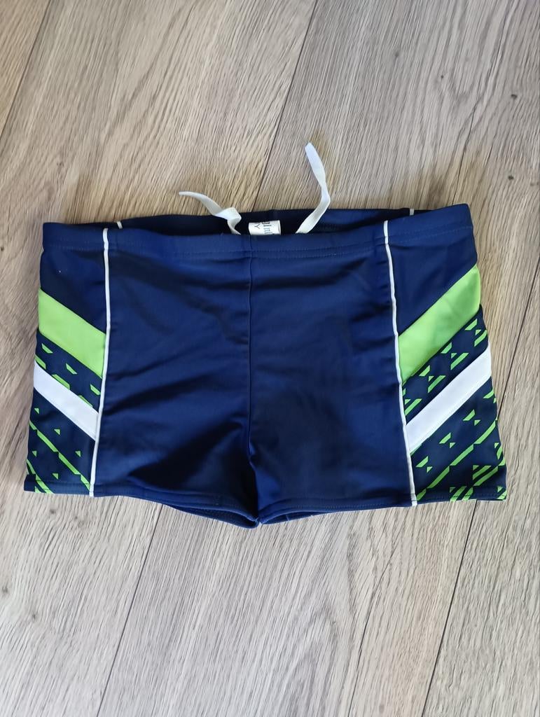 Lentiggini zwembroek maat 140 - Blauw/Groen, Gebruikt, Lentiggini, Ophalen of Verzenden, Maat 140