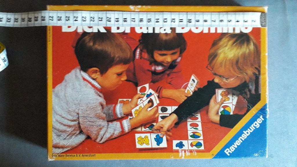 Dick Bruna Domino en houten mini spellendoosje 5,00 per stuk, Ophalen of Verzenden, Gebruikt, Puzzelen