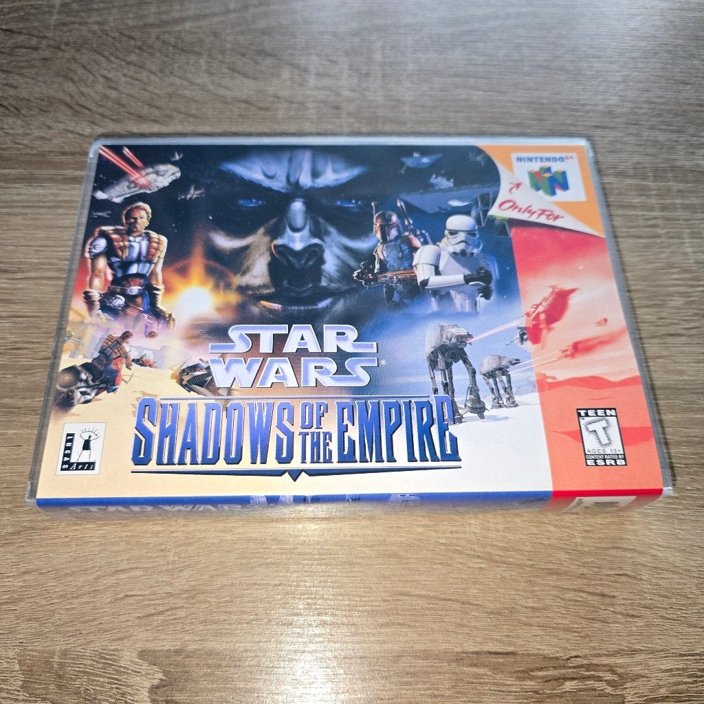 Star Wars: Shadows of the Empire N64 Game Case (2), Spelcomputers en Games, Avontuur en Actie, Verzenden, 1 speler, Zo goed als nieuw