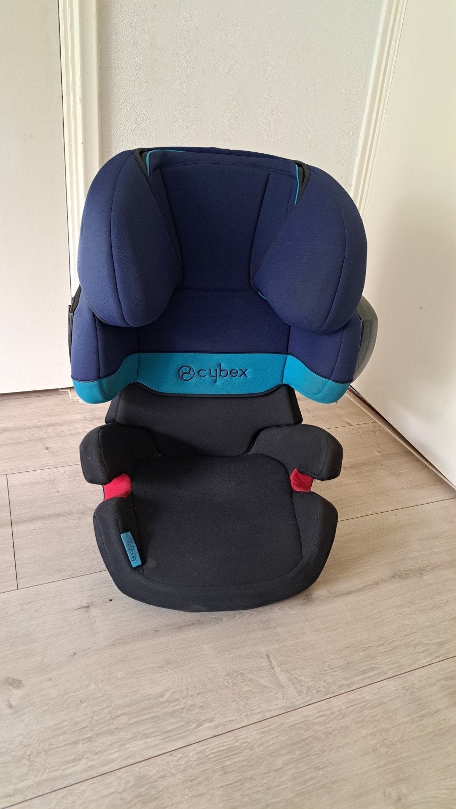 Cybex autostoel - Zwart/Blauw, Autogordel of Isofix, 15 t/m 36 kg, Afneembare rugleuning, Ophalen