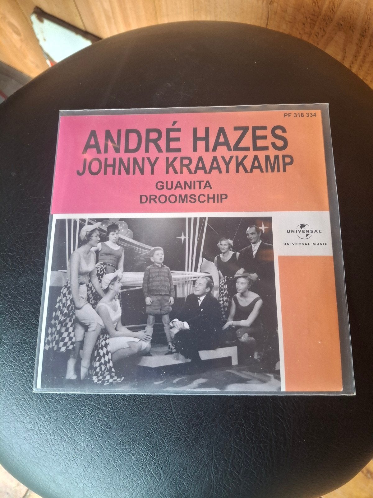 André Hazes & Johnny Kraaykamp - Guanita / Droomschip Single, Cd's en Dvd's, Vinyl Singles, Fotohoes, Ophalen of Verzenden, Gebruikt
