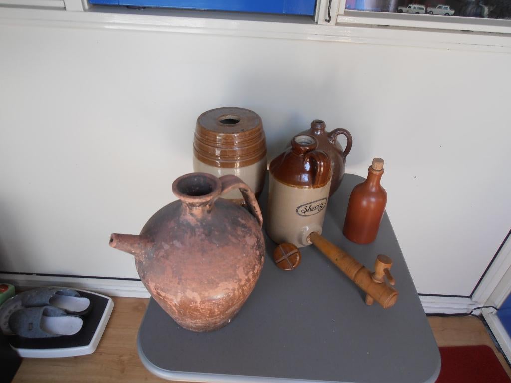 oude potten ,zie foto's., Ophalen of Verzenden