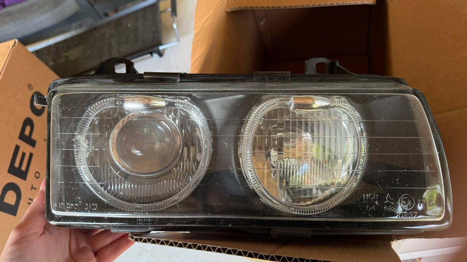Lampen set voorkant bmw E36 Sedan, Ophalen, Gebruikt, BMW