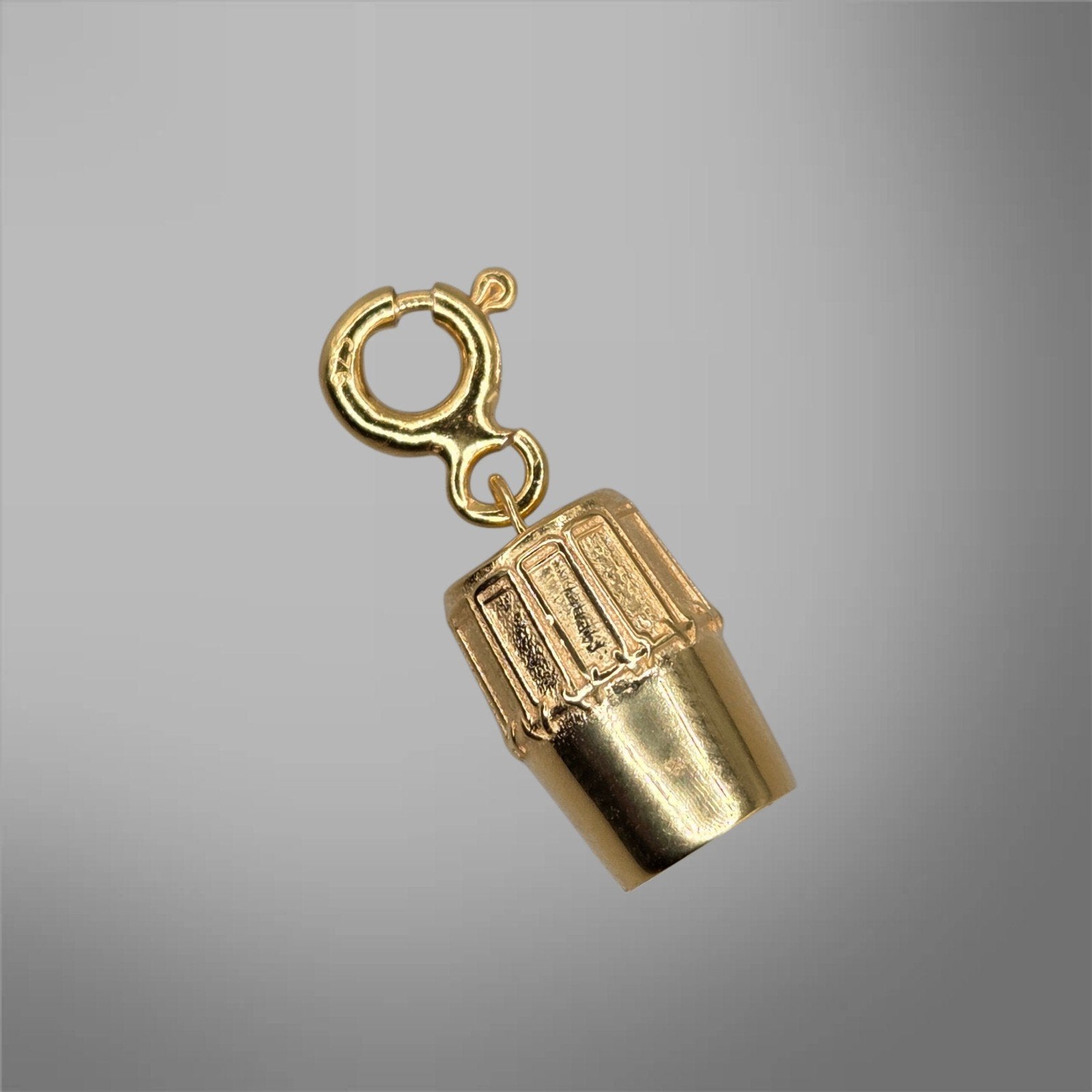 Tifa bedel – 18K goud vermeil – Simply Mahina, Overige merken, Verzenden, 1 bedel, Zilver