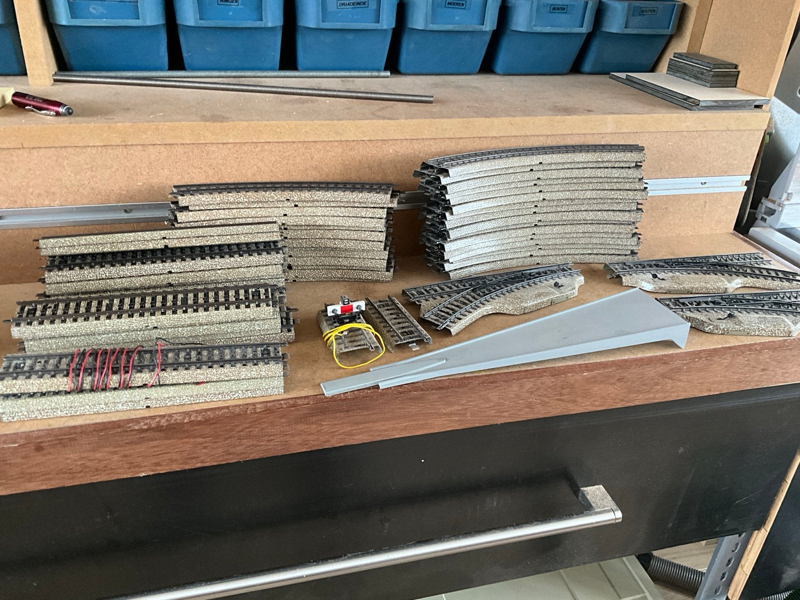 Märklin Trein Rails en Wissels - Grote Partij in 1 koop, Ophalen of Verzenden, Gebruikt, Rails, Märklin