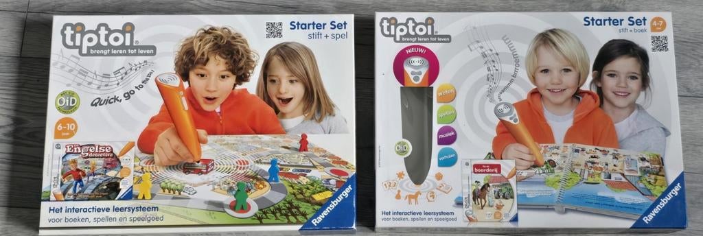TiptoiStarterset met De Engelse Detective en Op de Boerderij, Kinderen en Baby's, Speelgoed | Educatief en Creatief, Ophalen of Verzenden