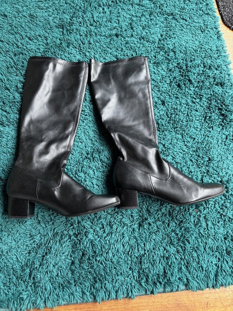 Zwarte hoge laarzen, maat 42, Kleding | Dames, Hoge laarzen, Bonprix, Zwart, Ophalen of Verzenden