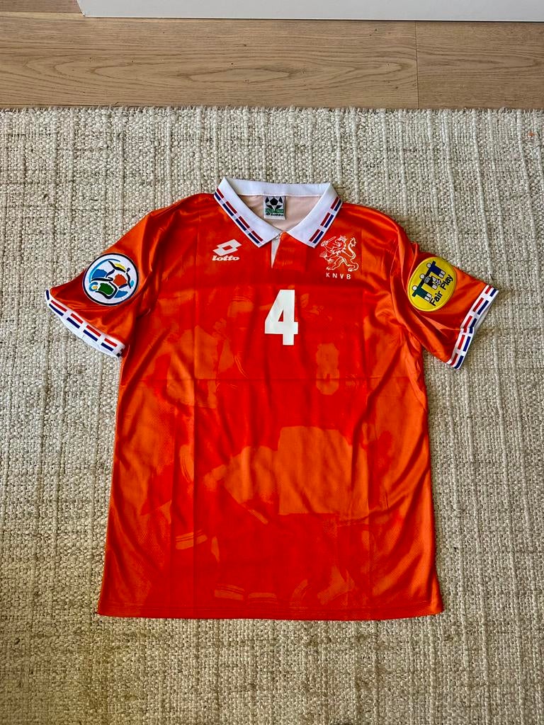 Nederlands elftal shirt Seedorf #4 1996 - Maat L, Ophalen of Verzenden, Zo goed als nieuw, Overige binnenlandse clubs, Shirt
