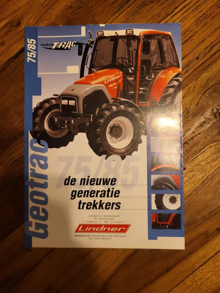 tractor folder Lindner 75/85 GEOTRAC, Ophalen of Verzenden, Zo goed als nieuw