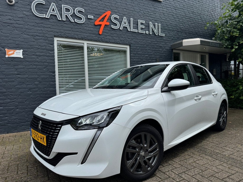 Peugeot 208 1.2 Active Business 5-drs  + Led + Navi + Pdc +, Voorwielaandrijving, Euro 6, 1199 cc, Wit
