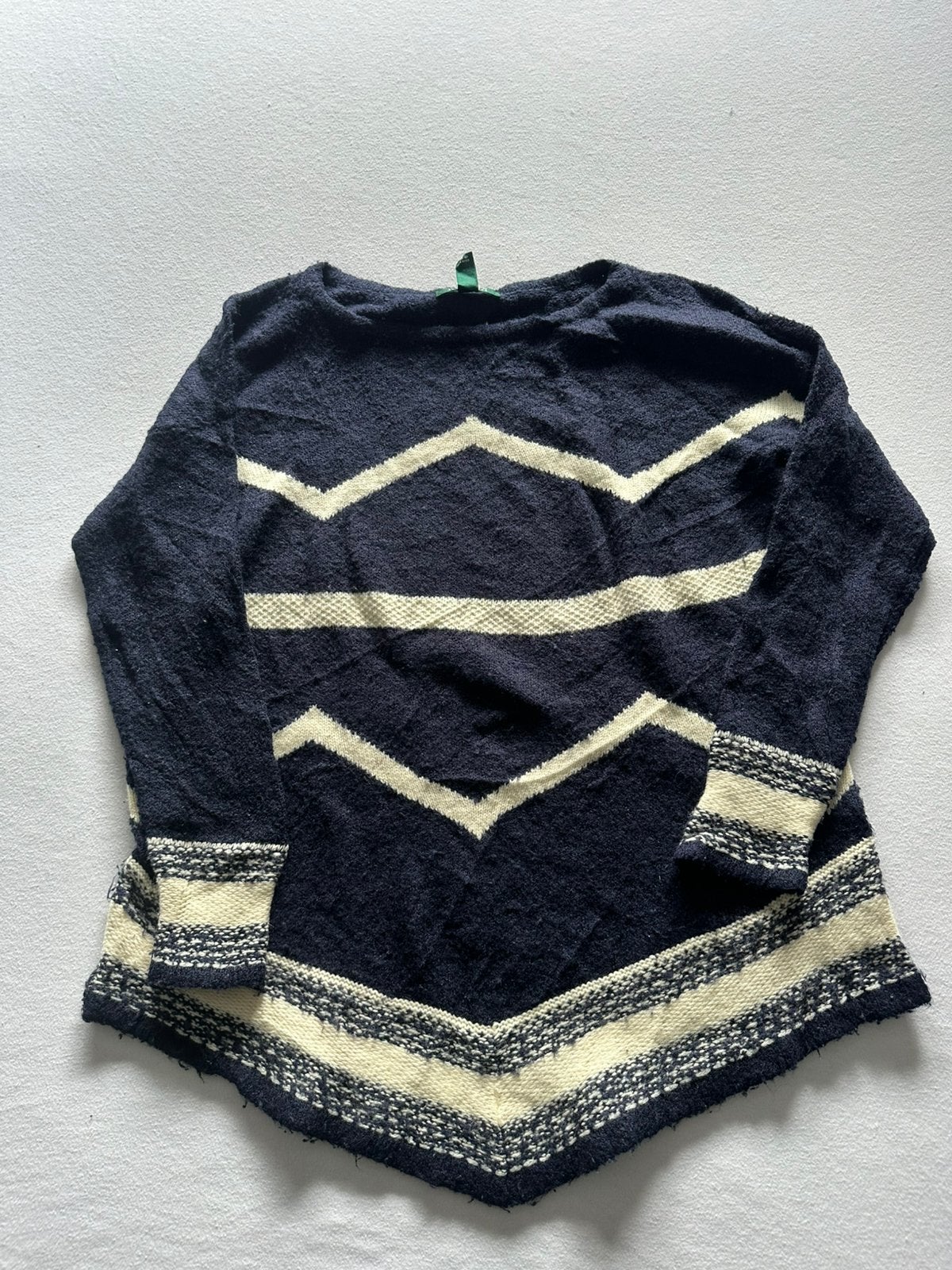 Donkerblauwe wollen trui van Ralph Lauren - maat M, Kleding | Dames, Ophalen of Verzenden, Zo goed als nieuw, Maat 38/40 (M), Blauw