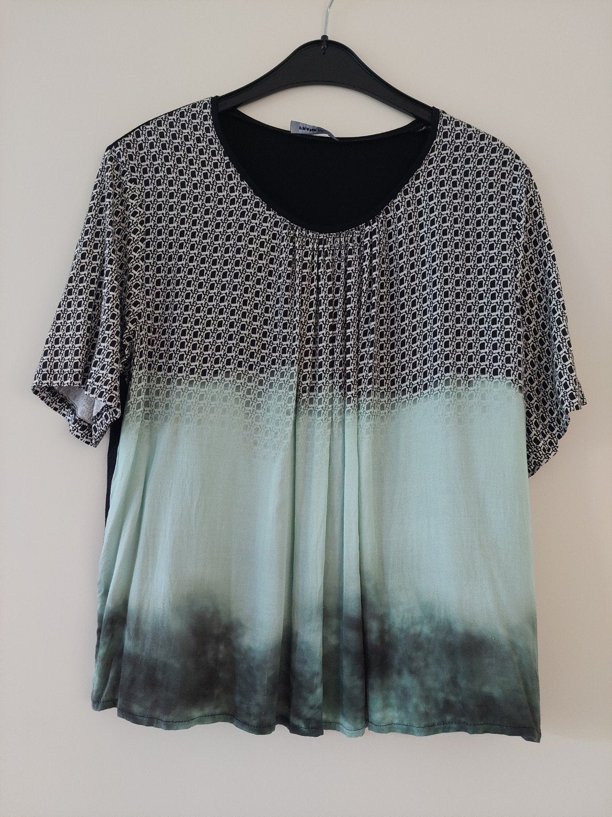 Zomershirt met korte mouw, Frank Walder, Kleding | Dames, Tops, Blauw, Maat 46/48 (XL) of groter, Ophalen of Verzenden, Zo goed als nieuw