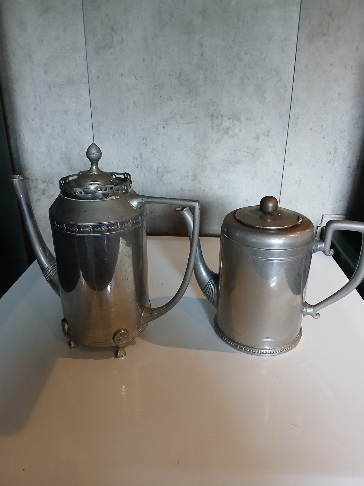 2 Engelse koffie/theekannen, Antiek en Kunst, Ophalen of Verzenden
