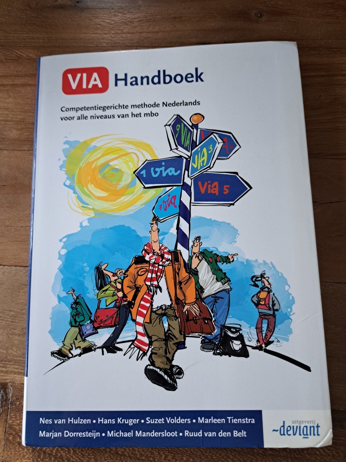 VIA Handboek Competentiegericht Nederlands MBO, Boeken, Ophalen of Verzenden, Zo goed als nieuw, MBO, Nes van Hulzen, Hans Kruger, Suzet Volders, Marleen Tienstra