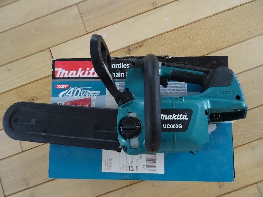 Kettingzaag Makita 40V tophandle XGT, Ophalen of Verzenden, Gebruikt