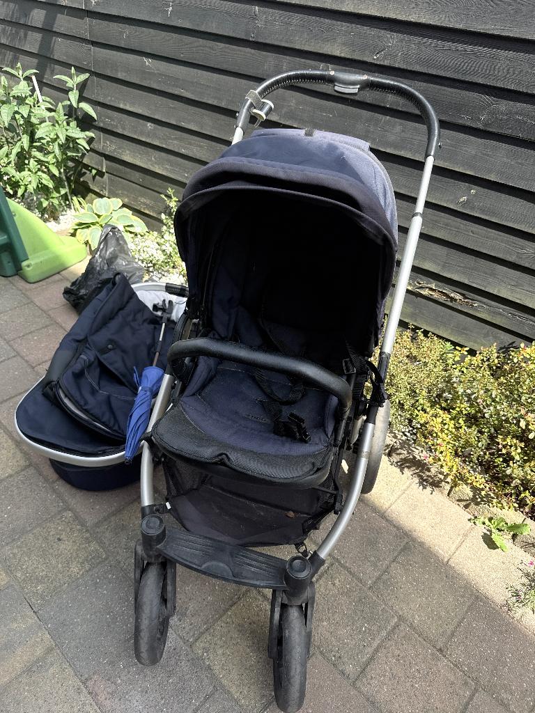 Kinderwagen compleet, Gebruikt, Met autostoeltje, Ophalen, Kinderwagen