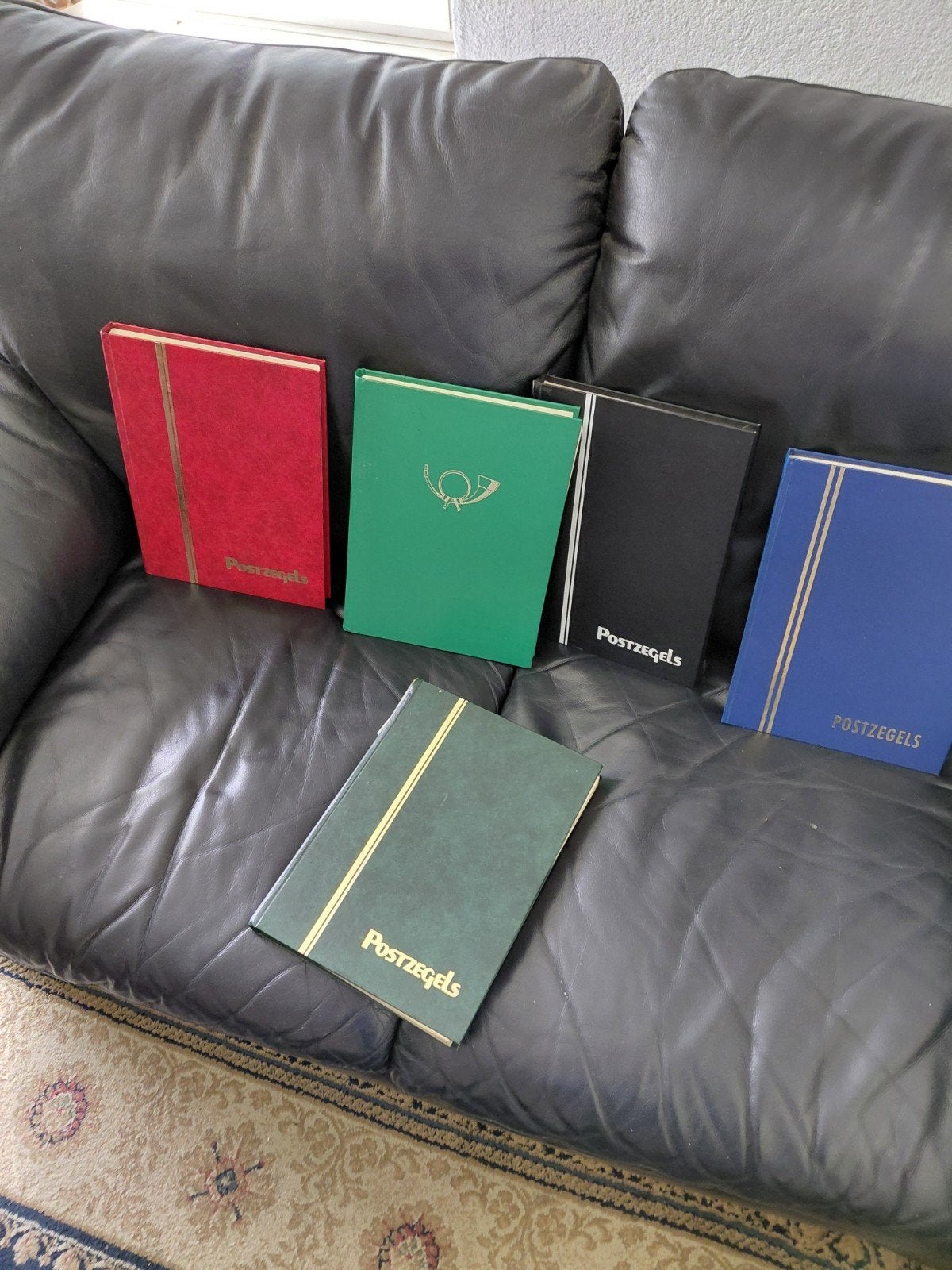 5 postzegelboeken 16 bladen, Postzegels en Munten, Ophalen of Verzenden, Verzamelalbum