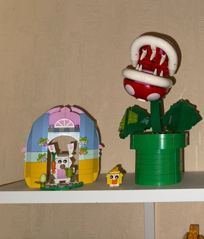 Lego piranha plant, Verzamelen, Ophalen, Zo goed als nieuw, Hardplasticfiguren