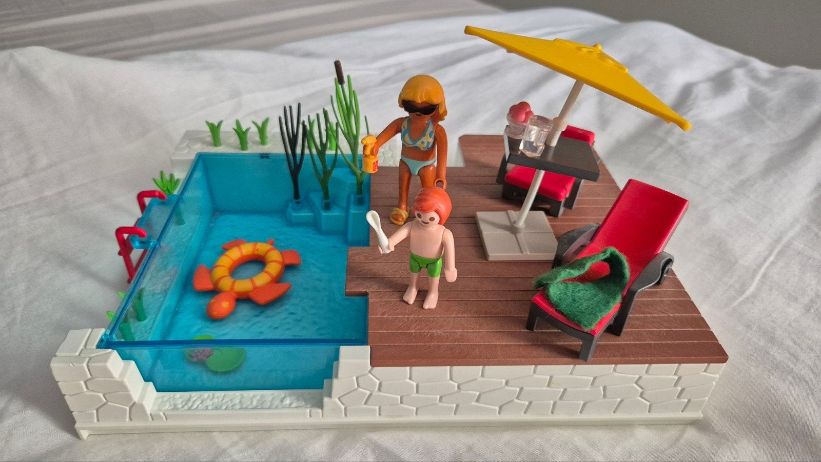 Playmobil Zwembad - compleet, Kinderen en Baby's, Complete set, Overige typen, Ophalen of Verzenden, Summer fun