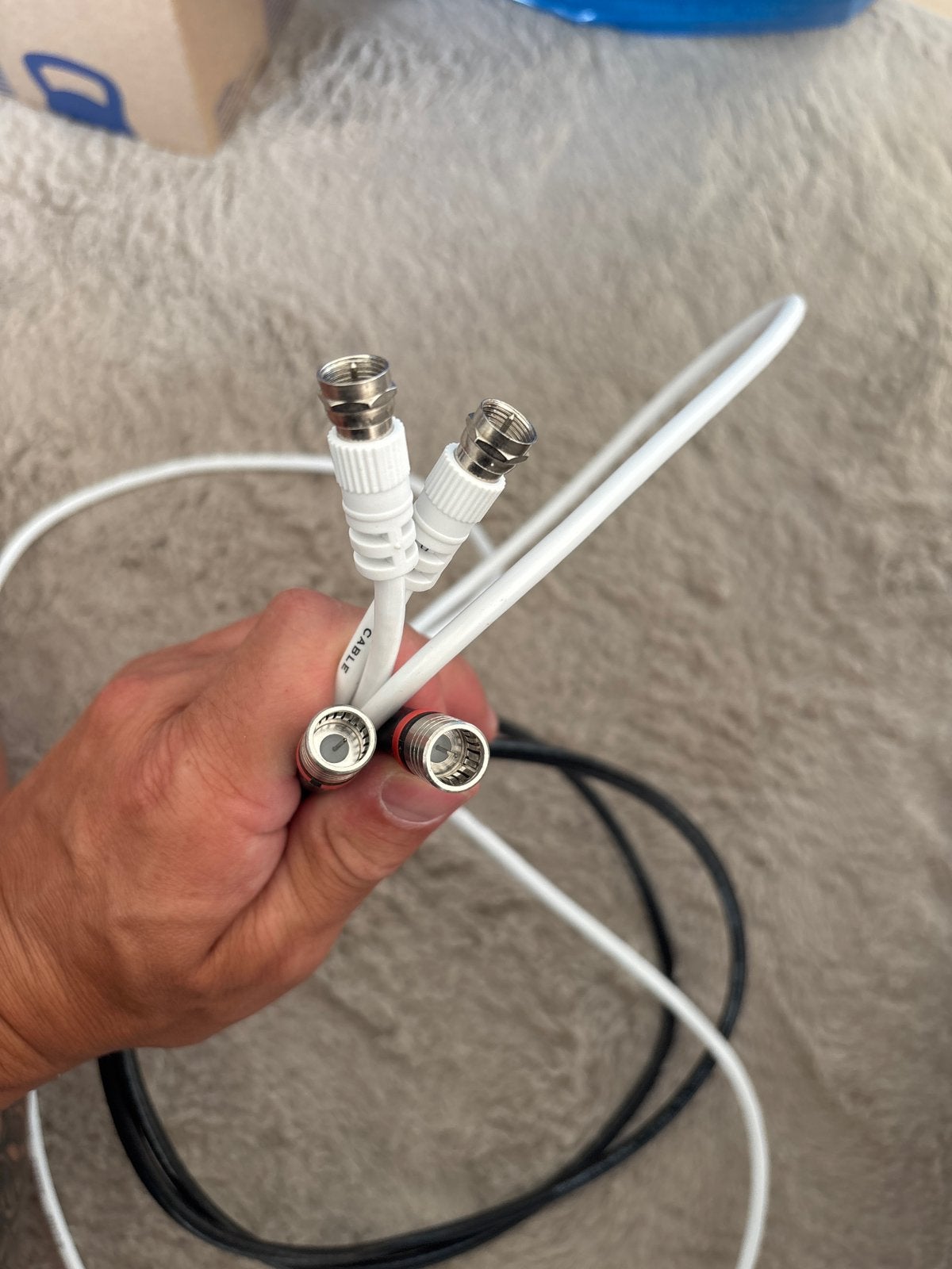 Splitters & Coax Kabels Set, Ophalen, Zo goed als nieuw, Apparatuur