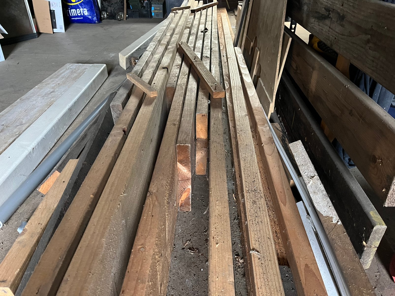 Balken, Doe-het-zelf en Verbouw, Hout en Planken, Ophalen, Zo goed als nieuw, Balk, Vuren