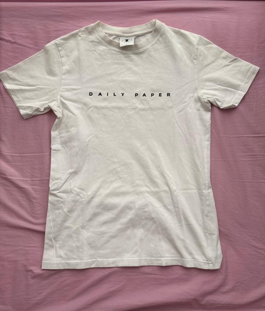Daily Paper t-shirt maat m, Ophalen of Verzenden, Gedragen, Maat 48/50 (M), Wit