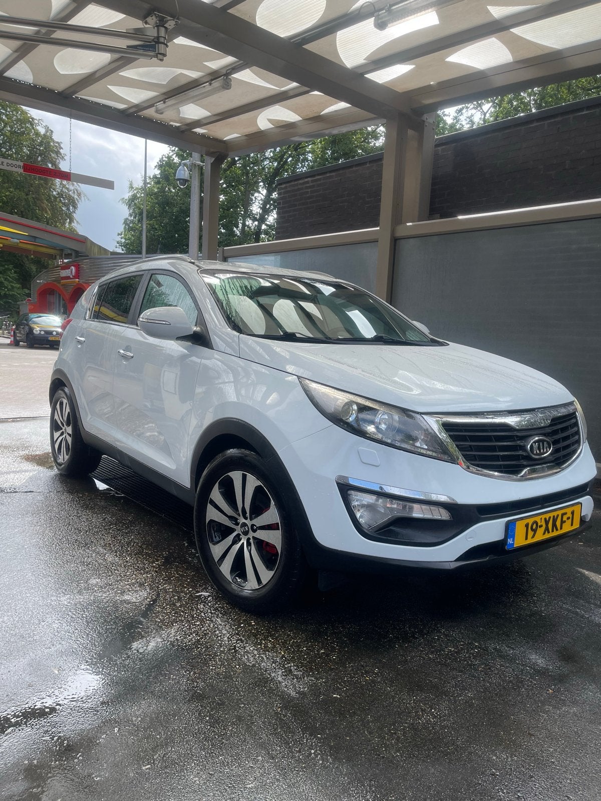 Kia Sportage 2.0 Cvvt 2WD AUT 2012 Wit, Auto's, Kia, 1998 cc, 4 cilinders, Origineel Nederlands, 75 €/maand