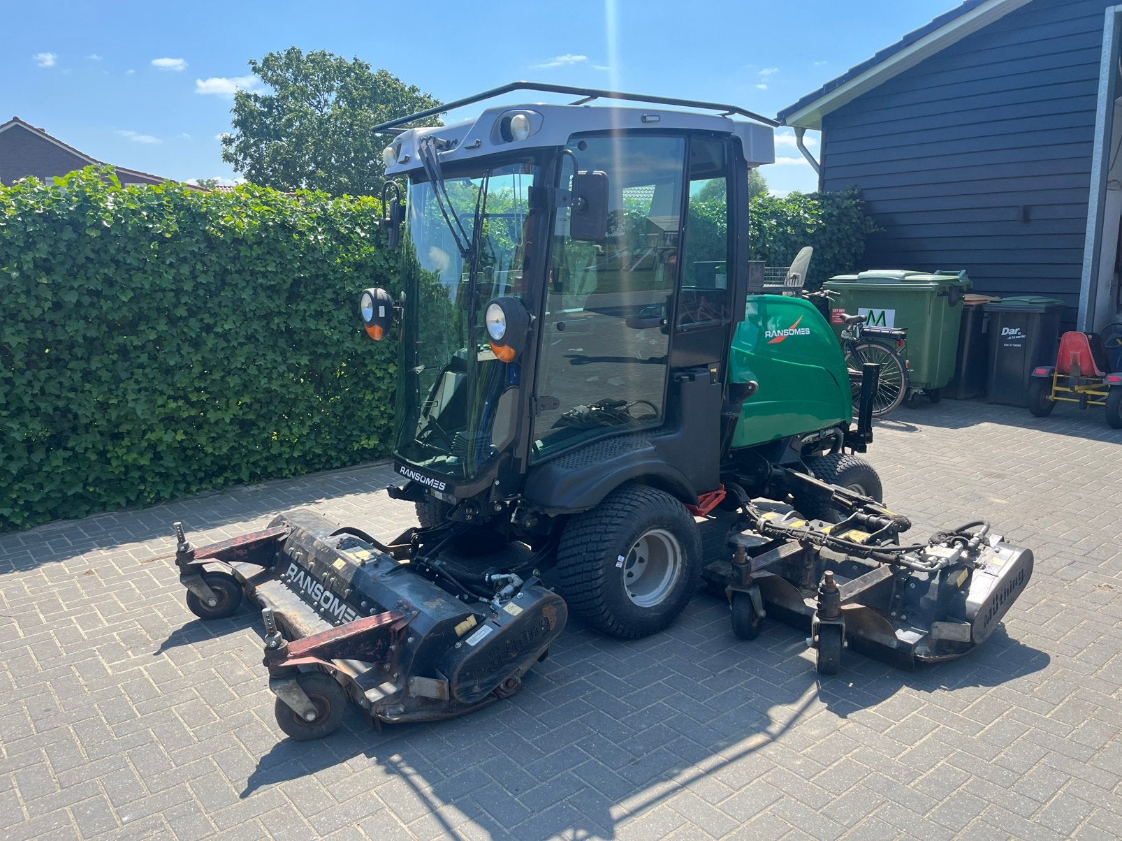 Ransomes HM600 3 delige klepelmaaier te koop 2019, 4500 uur, Ophalen, Maaier