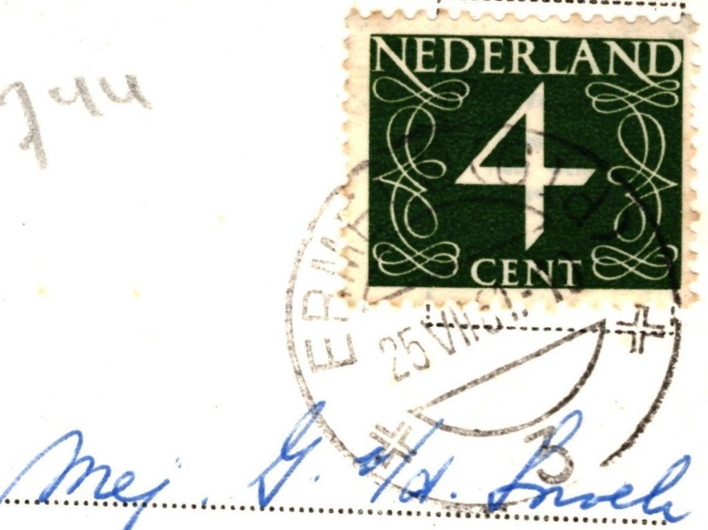 939744	Putten	Boerderij	Gld 1961	Gelopen met postzegel, Ophalen of Verzenden, 1960 tot 1980, Gelopen, Gelderland
