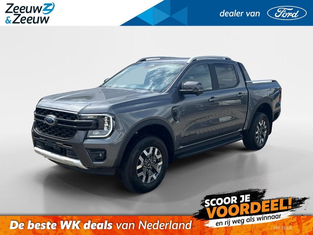 Ford Ranger Wildtrak 2.3 PHEV 279pk 10-traps automaat | 5 pe, Auto's, Ford, Automaat, 12 maanden, 281 pk, Euro 6