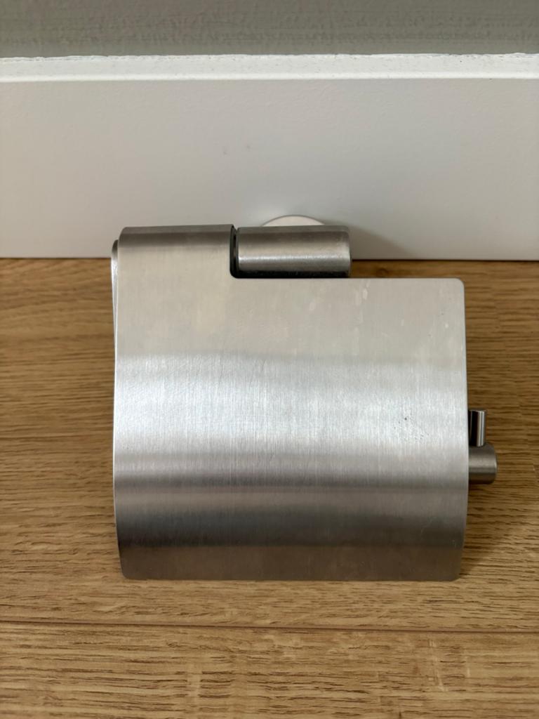 Te koop Tiger Boston RVS toilet set, Ophalen, Zo goed als nieuw